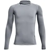 Under Armour HeatGear Armour Mock langarm Trainingsshirt grau L