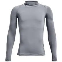 Under Armour HeatGear Armour Mock langarm Trainingsshirt grau L