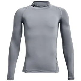 Under Armour HeatGear Armour Mock langarm Trainingsshirt grau L