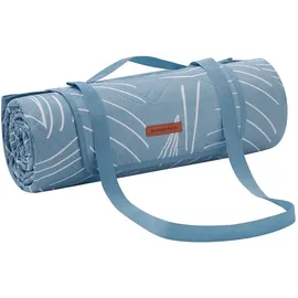 Songmics Picknickdecke hellblau 200 x 200 cm