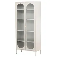 VCM ebuy24 Lima Vitrinenschrank 2 Türen Beige