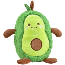 KÖGLER Labertier Avocado Avery, ca. 19 cm groß, nachsprechende Plüschfigur mit Wiedergabefunktion, plappert Alles nach und bewegt Sich