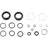 RockShox Service Kit Fahrrad Zeb Generation A - rot, silber