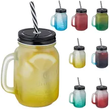 Relaxdays Trinkglas Set 0,4 l 8-tlg.