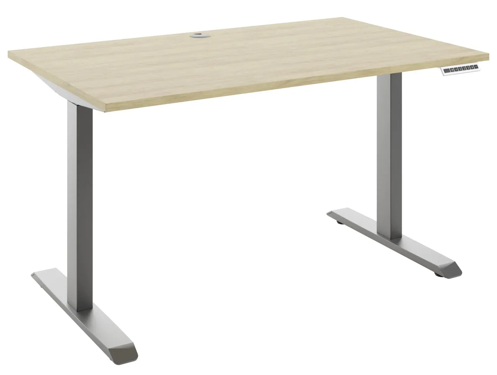 Manjana E-Schreibtisch 2-motorig OHIO - B/H/T ca. 130,00x74,20x68,00