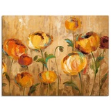 Artland Wandbild »Freudige Ranunkel«, Blumen, (1 St.), als Leinwandbild, Poster in verschied. Größen orange B/H: 120 cm x 90 cm