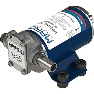 Marco UP3/OIL selbstansaugende Ölpumpe mit Bronzezahnrädern 5,5 L/min 2 Bar 24V Transferpumpe Bootspumpe Dieselpumpe Schiffspumpe Heizölpumpe Förderpumpe Yachtpumpe
