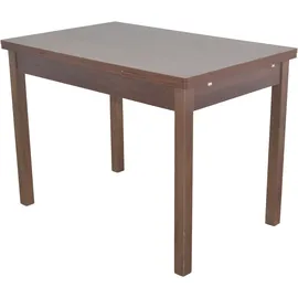 Hofmann Living And More Essgruppe "5tlg. Tischgruppe", braun (nussbaum, nachbildung, braun, nussbaum, nachbildung), B:45cm H:95cm T:48cm, FSC-zertifiziertes Massivholz, HOFMANN LIVING AND MORE, Sitzmöbel-Sets, Essgruppe, Stühle montiert