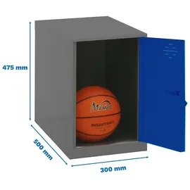 simonlocker montadas Simonlocker Dism. mini 475x300x500 Mm Ant/blau