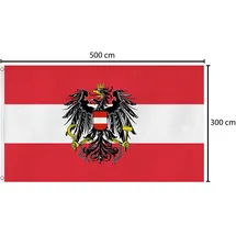 Normani Fahne, Flagge 300 cm × 500 cm (500 x 500 cm)