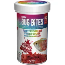 Fluval Bug Bites Fischfutter Flocken farbverstärkend, mit Insektenlarven, als Ergänzung für tropische Fische, 250ml