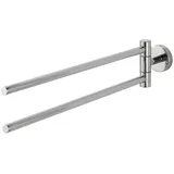 Wenko Handtuchhalter Bosio silber, glänzend, 1 St.