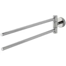 Wenko Handtuchhalter Bosio silber, glänzend, 1 St.