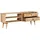 vidaXL Charles TV-Schrank 140x30x50 cm Braun Massivholz