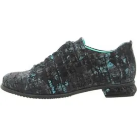 SIMEN Schnürschuhe Damen, schwarz, 39 EU