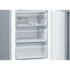 Bosch Serie 4 KGN39VIEB Kühl-Gefrierkombination (368 l, 2030 mm hoch, Edelstahl)
