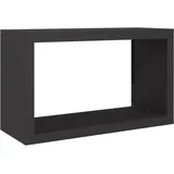 vidaXL Brennholzregal Schwarz 100x40x60 cm Stahl