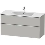 Duravit Waschtischunterschrank 2 Auszüge 121 x 62,5 x 46,2 cm Betongrau Matt