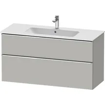 Duravit Waschtischunterschrank 2 Auszüge 121 x 62,5 x 46,2 cm Betongrau Matt