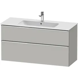 Duravit Waschtischunterschrank 2 Auszüge 121 x 62,5 x 46,2 cm Betongrau Matt