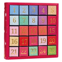 ETS - Tee Adventskalender "25 Days", 25 einzelne Boxen mit würzigen BIO-Tees in hochwertigen Pyramiden-Teebeutel