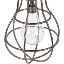 PROGARDEN Solar-Hängelampe Metall mit 10 LEDs