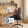Assmann Electronic ASSMANN Elektrisch Höhenverstellbarer Familien Schreibtisch Pitino Eiche Natura Weiß, 180x80cm, Memoryfunktion, Kollisionsschutz, 2-fach-Motorik - Braun