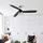 LUCCI AIR Bronx 132 cm Deckenventilator Chrom