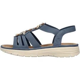 Rieker Sandalette Damen Blau 38