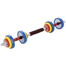 HMS Kurzhantel-Langhantelset Fitness SKC20 2x10kg