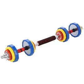 HMS Kurzhantel-Langhantelset Fitness SKC20 2x10kg