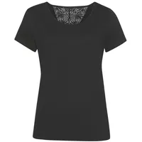 LASCANA Pyjamaoberteil Schwarz 32/34