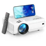 2025 XuanPad Verbessertes WiFi Bluetooth Mini Beamer, 19000L Mini Projektor HD 1080P Unterstützt, Heimkino Video Projector Kompatibel Mit Tv Stick/HDMI/USB/AV/Laptop/iPhone/Android