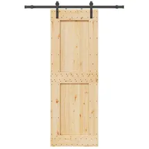 vidaXL Narvik rechts 85 x 210 cm Braun/Schwarz