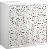 Rollladenschrank easyoffice BxTxH 86x37,5x104cm Blumen