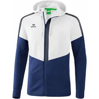 Erima Squad Trainingsjacke Mit Kapuze Herren - Weiß /
