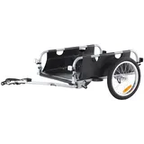 Vevor Fahrradanhänger, 45 kg Tragkraft, Transportanhänger, faltbar und verstaubar, Schnellverschluss mit Universalkupplung, 41 cm Räder, sichere Reflektoren, passend für 558,8-711,2 mm Fahrradräder