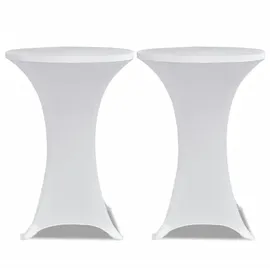 deluke Stehtischhusse AMAU Weiß Ø 80 cm 4er Set