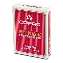 ASS 22564061 COPAG® Poker Jumbo Index rot, 100% Plastik, 4 Corner