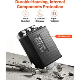 Vevor Geschwindigkeitsregler Golfwagen, 48 V 250 A, Ersatz für Club Car Golfwagen 2000–2008, Schutzart IP65, Gehäuse aus Alu ABS, kompatibel mit Modellen 1510A-5251