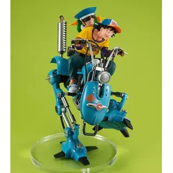 Dragonball Z Desktop Real McCoy EX PVC Diorama Son Goku&Son Gohan&Robot with two legs 20 cm
