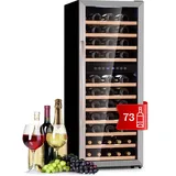 Weinkühlschrank 2 Zonen Wein Flaschenkühlschrank 73 Weinflaschen Kühlschrank