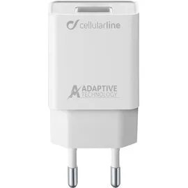 Cellular Line ACHSMUSB15WW Reiselader 15W USB Type A, weiss