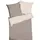 KAEPPEL Eternity Combo Gestreift Braun 155 x 220 cm + 80 x 80 cm