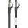 goobay CAT 8.1 Patchkabel, S/FTP (PiMF), Schwarz,