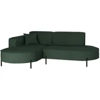 Kaiser möbel Ecksofa, Sofa L-Form Designer Modena Rein stoff