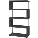 58 aufm Kessel Bücherregal 66 x 33 x 126 cm Anthrazit