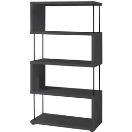 58 aufm Kessel Bücherregal 66 x 33 x 126 cm Anthrazit