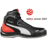 Puma Touring Black Mid 632610200000036 ESD Sicherheitsstiefel S3 Schuhgröße (EU): 36 Schwarz, Weiß, Rot 1 Paar
