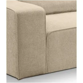 xonox Eckcouch Webstoff 2-Sitzer Beige
